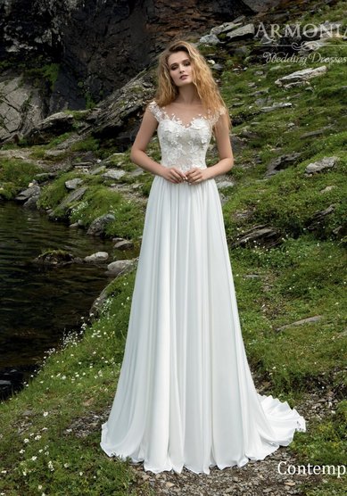 Свадебное платье Contempo-A61768 - Свадебный салон ALEDA
