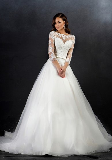 Свадебное платье Джилиан (50W05208)-A62104 - Свадебный салон ALEDA (Гороховая 64)