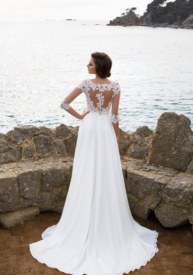 Свадебное платье Зефика-A63965 - Свадебный салон ALEDA (Гороховая 64)