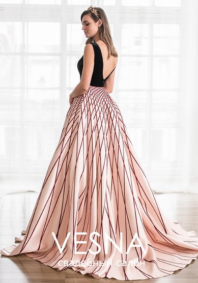 Вечернее платье Эрнеста-V64799 - Свадебный салон Vesna