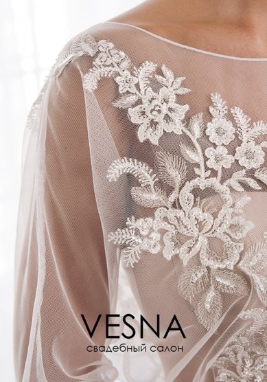 Свадебное платье Ильви Люкс-V64811 - Свадебный салон Vesna