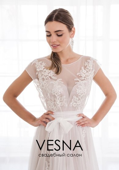 Свадебное платье Ильви-V64928 - Свадебный салон Vesna