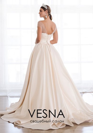 Свадебное платье Борели-V64930 - Свадебный салон Vesna