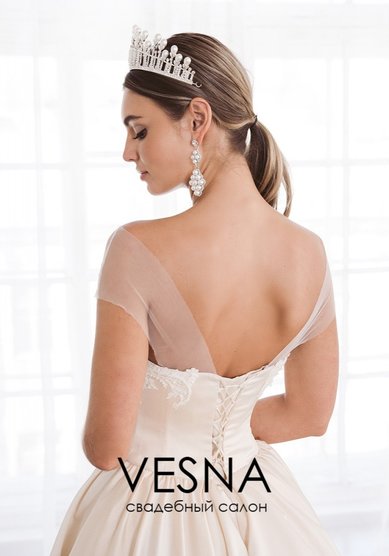 Свадебное платье Борели-V64930 - Свадебный салон Vesna