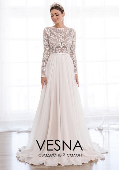 Свадебное платье Марин Нюд-V64935 - Свадебный салон Vesna