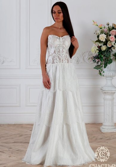 Свадебное платье 15-105-С65038 - Свадебный салон СЧАСТЬЕ