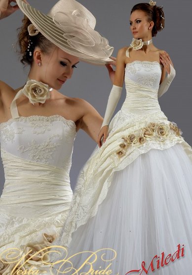 Свадебное платье 12-005-V31853 - Свадебный салон VESTA-BRIDE