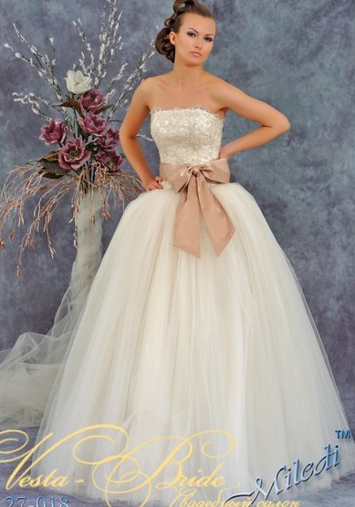 Свадебное платье 27-018-V31866 - Свадебный салон VESTA-BRIDE