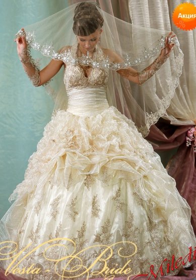 Свадебное платье 16-002-V31873 - Свадебный салон VESTA-BRIDE