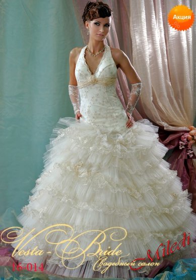 Свадебное платье 16-014-V31875 - Свадебный салон VESTA-BRIDE
