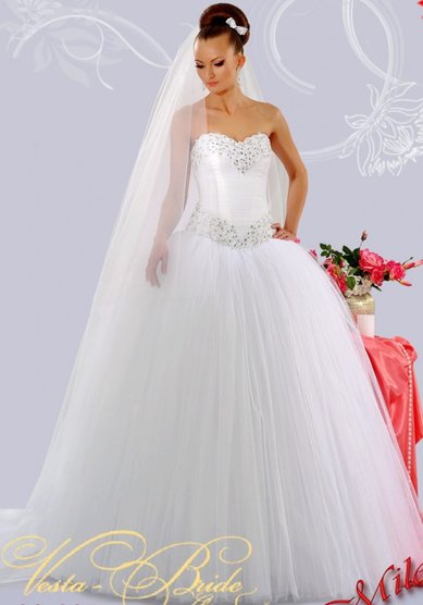 Свадебное платье 28-007-V31902 - Свадебный салон VESTA-BRIDE