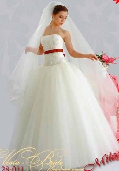 Свадебное платье 28-011-V31906 - Свадебный салон VESTA-BRIDE