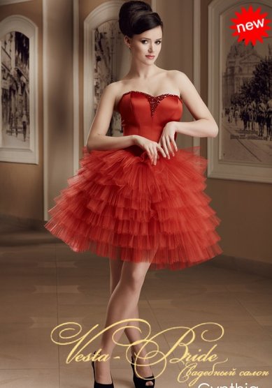 Вечернее платье Cynthia-V31925 - Свадебный салон VESTA-BRIDE