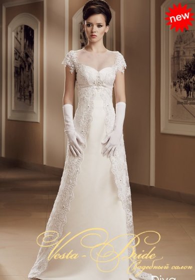 Свадебное платье Diva-V31926 - Свадебный салон VESTA-BRIDE