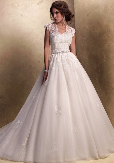 Свадебное платье Windsor (19823)-И34407 - Салон свадебной и вечерней моды Интерстиль