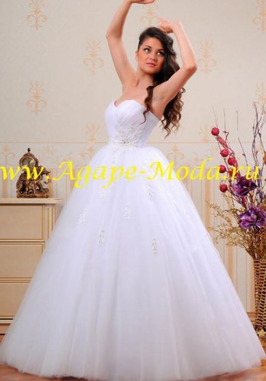 Свадебное платье Хрустальная мечта-A35511 - Свадебный салон Agape