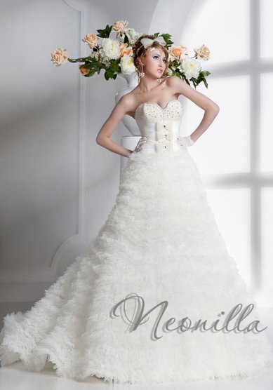 Свадебное платье Амура-A35778 - Свадебный салон ALEDA (Гороховая 64)