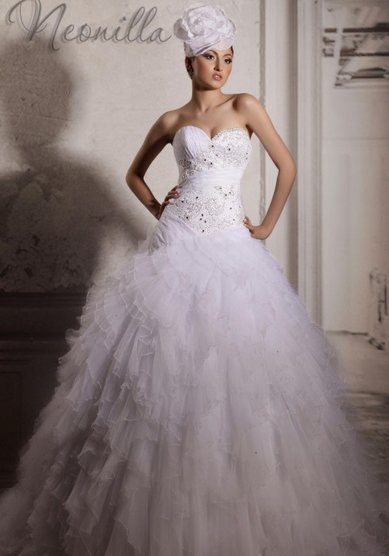 Свадебное платье Лебедь-A35781 - Свадебный салон ALEDA (Гороховая 64)