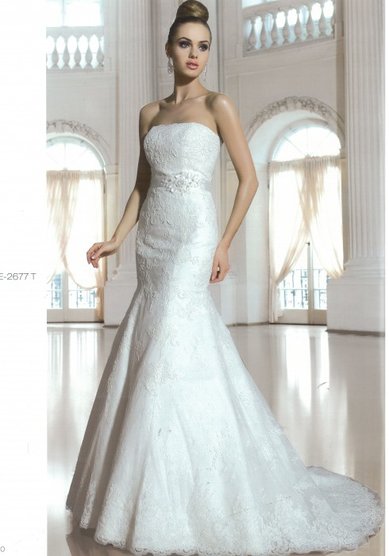Свадебное платье E-2677 T-D37290 - Свадебный салон Dio Della