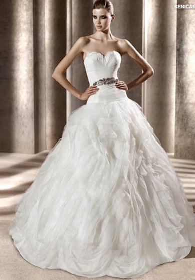 Свадебное платье Benicarlo-A38329 - Свадебный салон ART SPOSA