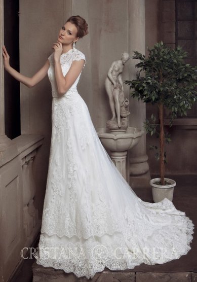 Свадебное платье ACORA-A38994 - Свадебный салон ART SPOSA