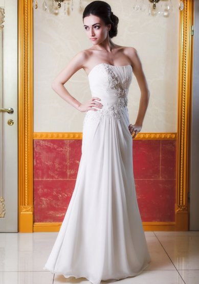 Свадебное платье Хэйли-A40851 - Свадебный салон ALEDA (Гороховая 64)