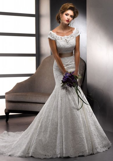 Свадебное платье Amara Rose (712443)-И41432 - Салон свадебной и вечерней моды Интерстиль