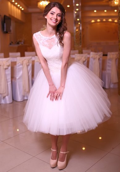 Свадебное платье Пипа-A41479 - Свадебный салон ALEDA (Гороховая 64)