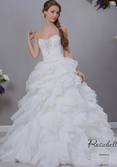 Свадебное платье D-1404 (Розабелла)-D42684 - Свадебный салон Dio Della