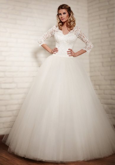 Свадебное платье Кристель-A43291 - Свадебный салон Allure