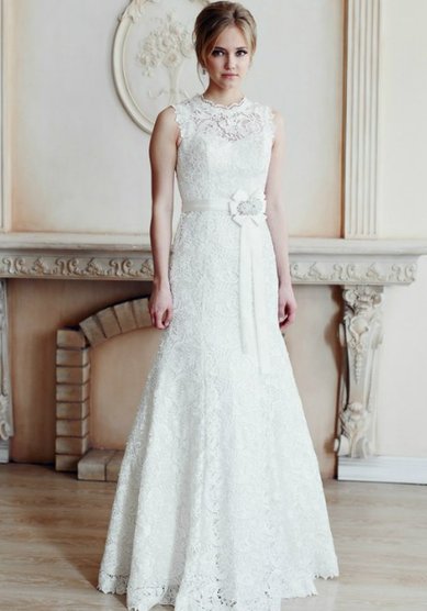 Свадебное платье Мелори-V44866 - Свадебный салон Vesna