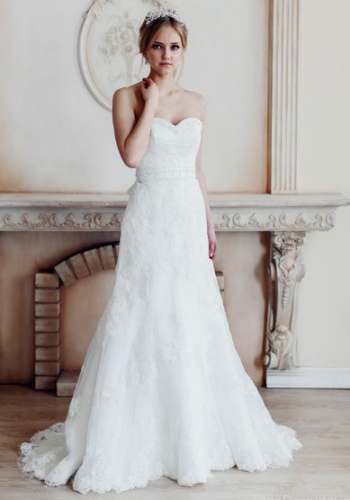 Свадебное платье Европа-V44882 - Свадебный салон Vesna