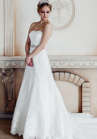 Свадебное платье Моник-V44886 - Свадебный салон Vesna