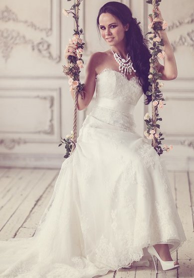 Свадебное платье Грис Перла-V44908 - Свадебный салон Vesna