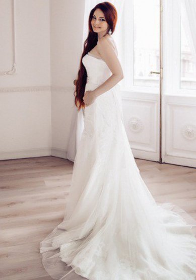 Свадебное платье Беатрис-V44994 - Свадебный салон Vesna