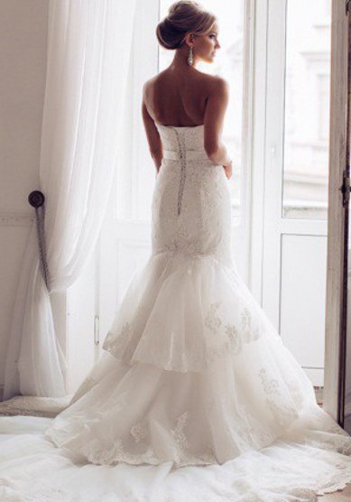 Свадебное платье Селин-V45006 - Свадебный салон Vesna