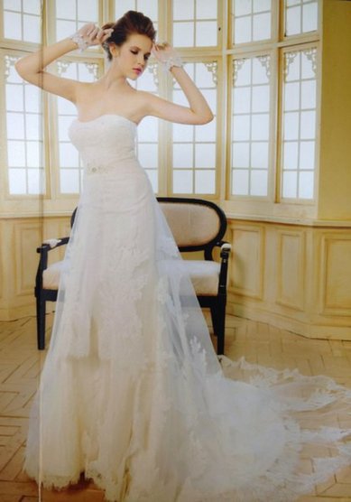 Свадебное платье Елена-V45450 - Свадебный салон Vesna