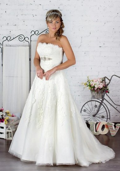 Свадебное платье Монарда-А48222 - Свадебный салон Афродита