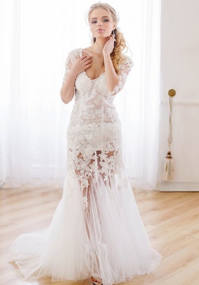 Свадебное платье Марсильеза-V48715 - Свадебный салон Vesna