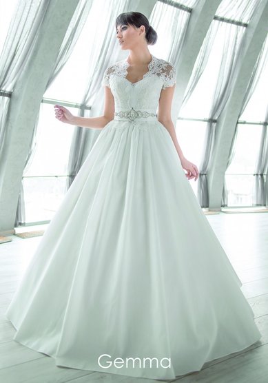 Свадебное платье Gemma-V48792 - Свадебный салон VESTA-BRIDE