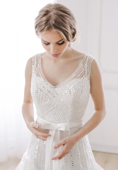 Свадебное платье Шанти-V50928 - Свадебный салон Vesna