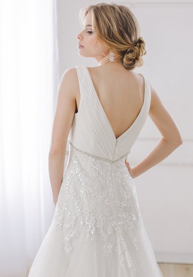 Свадебное платье Леонор-V50930 - Свадебный салон Vesna