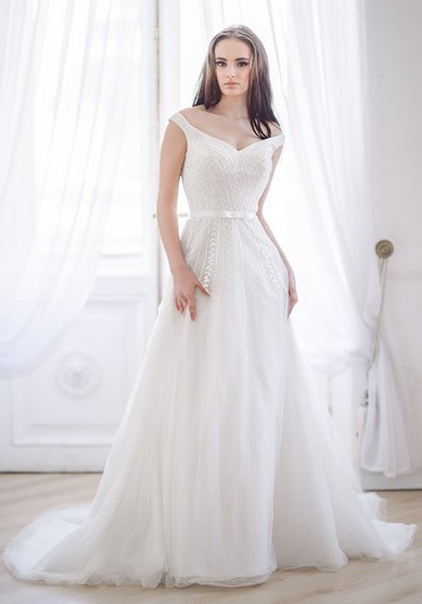 Свадебное платье Урсула-V50936 - Свадебный салон Vesna