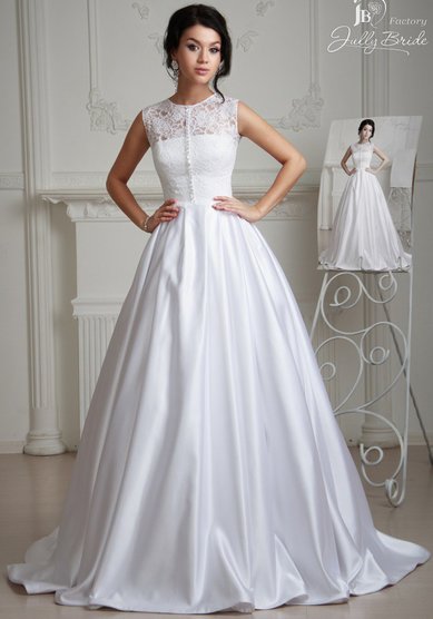 Свадебное платье Эмбер-J51031 - Свадебный салон Jully Bride
