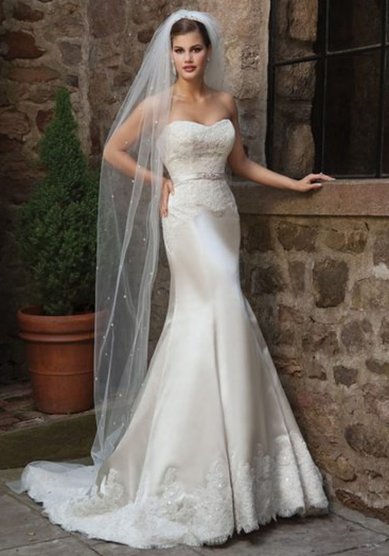 Свадебное платье Аделия-V51107 - Свадебный салон Vesna