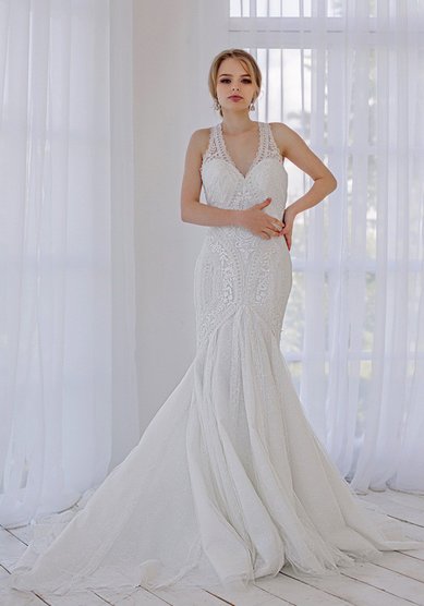 Свадебное платье Эсоланж-V52526 - Свадебный салон Vesna