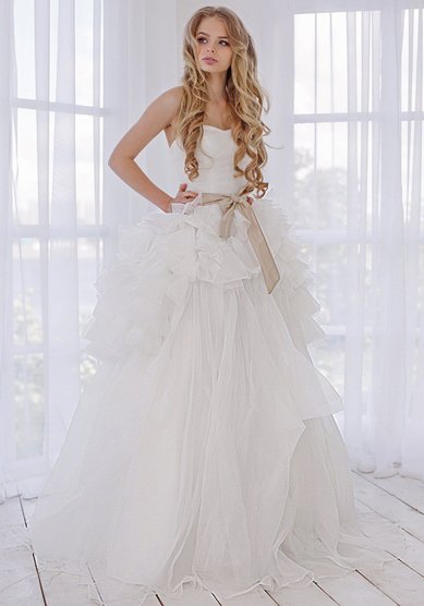 Свадебное платье Валенсия Лайт-V52527 - Свадебный салон Vesna