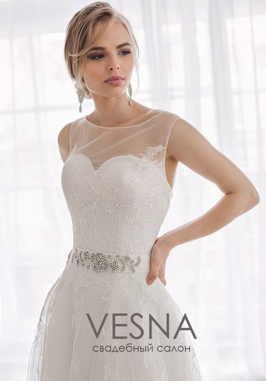 Свадебное платье Пилар-V52574 - Свадебный салон Vesna