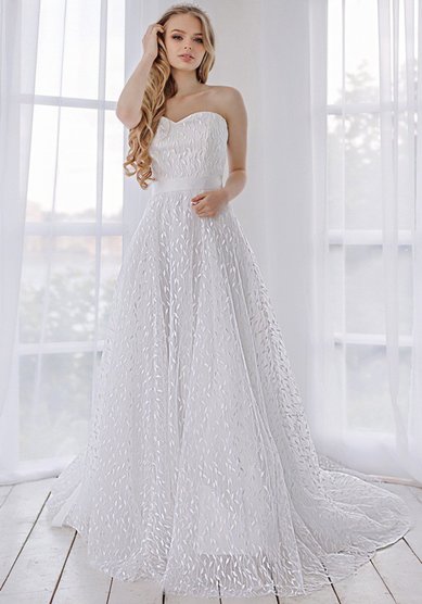 Свадебное платье Изабель Люкс-V52576 - Свадебный салон Vesna