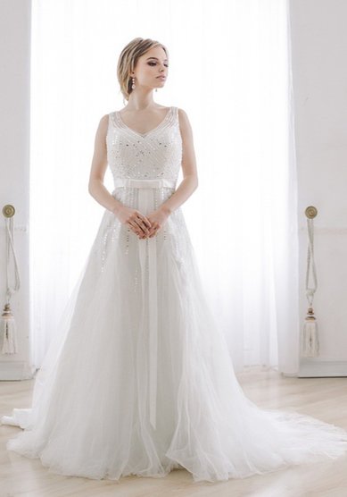 Свадебное платье Шанти-V54773 - Свадебный салон Vesna